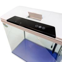 Аквариум Boyu HG-500 панорамный 52 л, LED освещение, дисплей, фильтры, белый