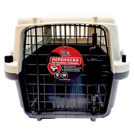 Переноска Departures Range 56х37х33 см для кошек и собак Pet Choice с металлической верхней решеткой