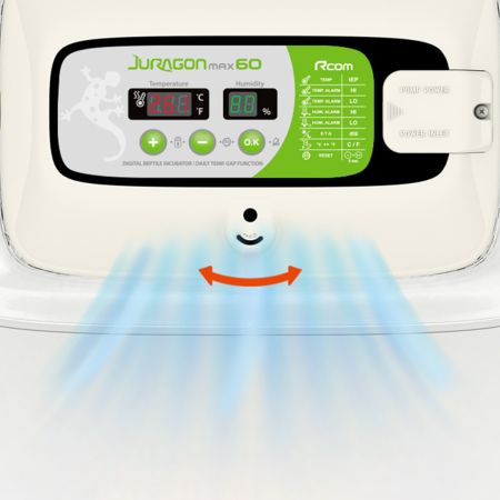 Инкубатор для яиц рептилий Rcom JURAGON MAX 60 автоматический