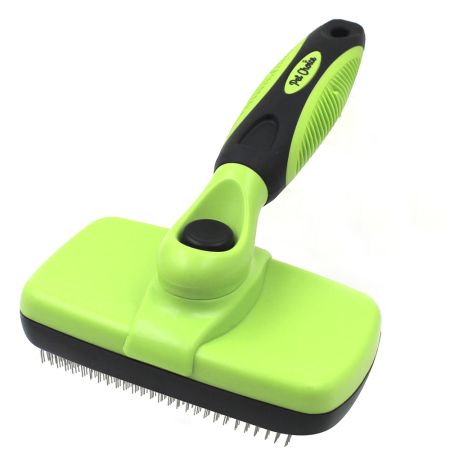 Пуходерка Pet Choice с кнопкой самоочистки 126 мм для вычесывания подшерстка кошек и собак