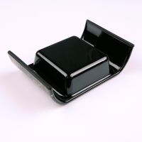 Миска для собак и кошек, 18.5x12x4.5 см, 400 мл, собака, черный