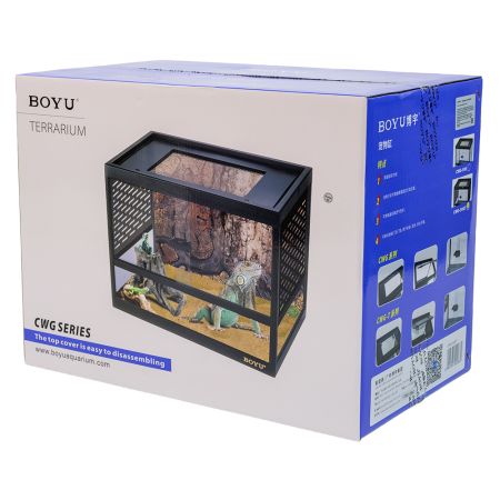 Террариум Boyu CWG-500T для рептилий и земноводных 500x300x380 мм