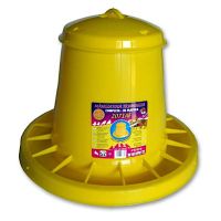 Кормушка бункерная 3,5 кг пластик с разделительной решеткой для цыплят