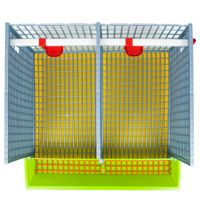 Клетка Comfortplast для куропаток midi 2 секции, пластиковая