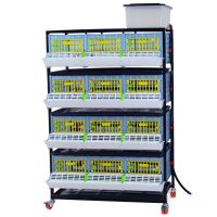 Клетка Comfortplast для перепелов без яйцесборника 3 секции, 4 яруса, 98x60x164 см, пластиковая