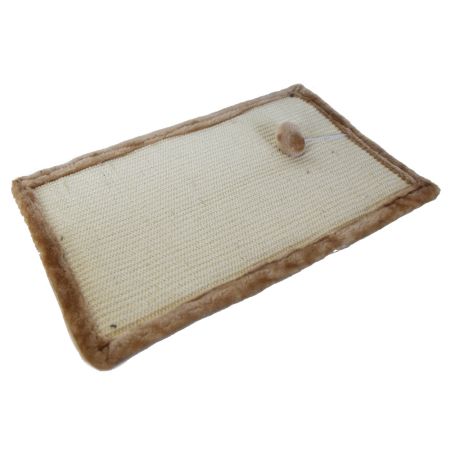 Когтеточка-коврик 50х32 см, бежевый