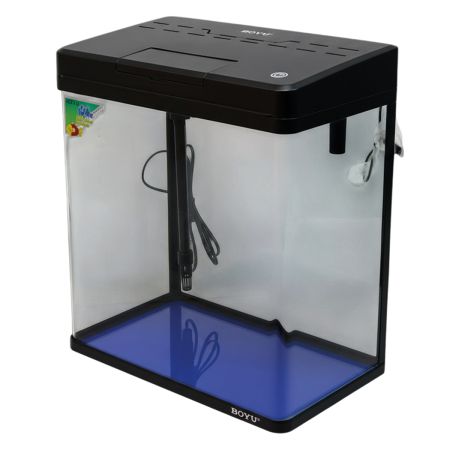 Аквариум Boyu MS-420M 31 л с сенсорным LED светильником и фильтром, черный