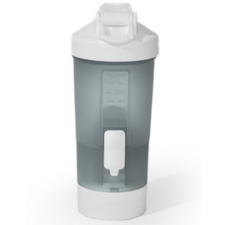 Поилка-кормушка дорожная Pawgether PT1 для собак и кошек, 4 в 1, серая