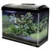 Аквариум с тумбой Boyu EC-600 панорамный, 66 л, с фильтром и LED-лампой, черный