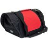 Сумка переноска складная для собак и кошек 40х23х24 см, черный/красный