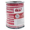 Лента для электропастуха Olli 12 мм / 200 м / 0,58 Ω многожильная красно-белая 