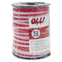 Лента для электропастуха Olli 12 мм / 200 м / 0,58 Ω многожильная красно-белая 