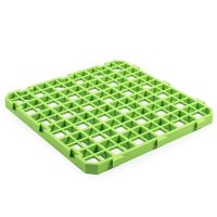 Пластиковый пол для кроликов и кур 25х25 см зеленый