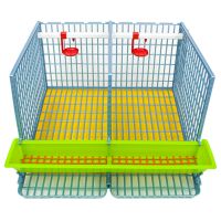 Клетка Comfortplast для кур-несушек midi 2 секции высотой по 40 см, пластиковая