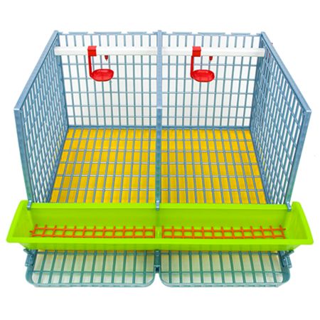Клетка Comfortplast для кур-несушек midi 2 секции высотой по 40 см, пластиковая