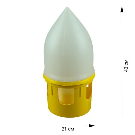 Поилка вакуумная 5 л с окошками для голубей