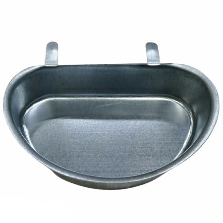 Кормушка-поилка навесная MEZZALUNA 15 см оцинкованная сталь