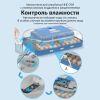 Инкубатор HHD 70H автоматический на 70 яиц, с контролем влажности и овоскопом на 220В/12В от сети и аккумулятора