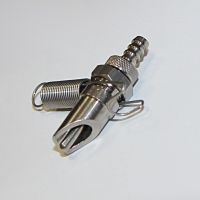 Поилка ниппельная для шиншилл металл с пружиной