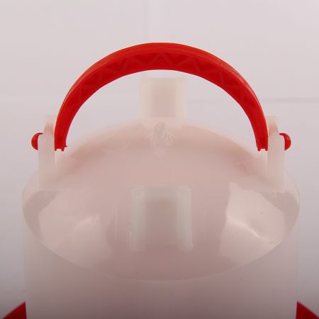 Поилка вакуумная 1 л с ручкой для цыплят, перепелов и мелкой птицы