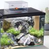 Аквариум Boyu FY-10 35 л с вакуумным карманом, отрицательным давлением, фильтром и LED-лампой, черный