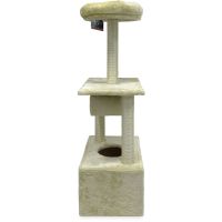 Когтеточка-комплекс 50х35х116 см, бежевый