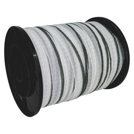 Лента для электропастуха FarmGuard зелено-белая 24 мм / 200 м