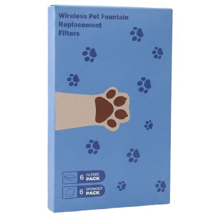 Фильтр для автопоилки фонтана PHW3, сменный (6 фильтров + 6 губок)