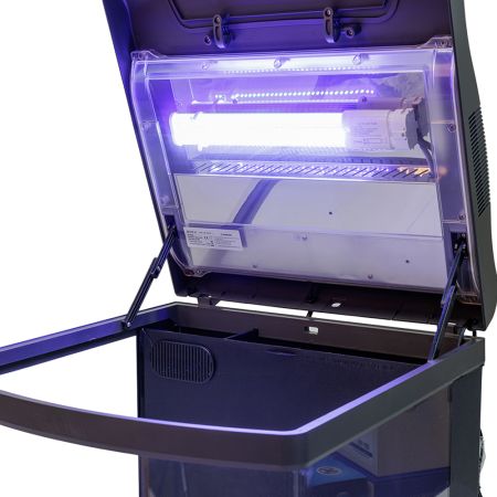 Аквариум Boyu Mini MT-508A, 80 л, с фильтром, 1 LED лампа, серый