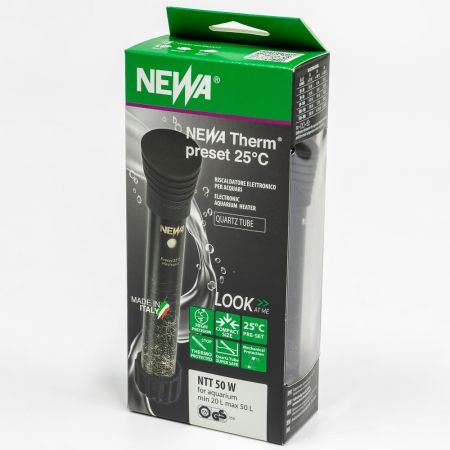 Нагреватель для воды аквариума Newa Therm Preset 25°С NTT50 220-240V 50Hz 50W 20-50 л
