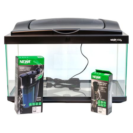 Аквариум Newa Hobby NH 60, 60 л с фильтром, нагревателем, аэрацией и LED освещением