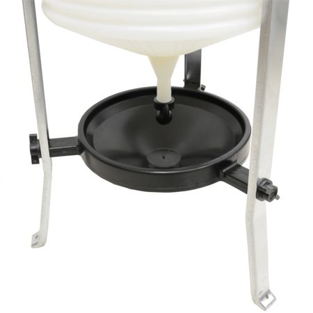 Поилка сифонная 24 л для крупных птиц уток, гусей, индеек, металлические ножки