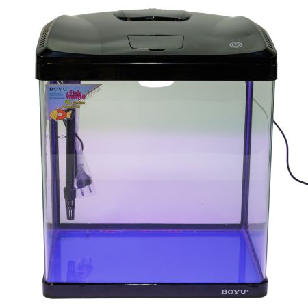 Аквариум Boyu EC-400 панорамный, 33 л, с фильтром и LED-лампой, черный Аквариум Boyu EC-400 панорамный, 33 л, с фильтром и LED-лампой, черный