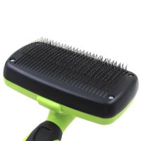 Пуходерка Pet Choice с кнопкой самоочистки 126 мм для вычесывания подшерстка кошек и собак