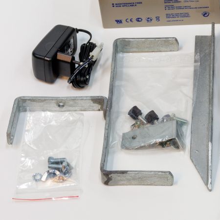 Электропастух OLLI 9.07S от сети и аккумулятора с солнечной панелью и аккумулятором