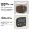 Автокормушка Petzengo PF14-LCD 3 л для сухого корма с записью голосового сообщения, белая