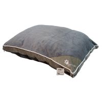 Лежак подушка Pet Choice для собак, 64х48х15 см, со съемным чехлом, серый Лежак подушка Pet Choice для собак, 64х48х15 см, со съемным чехлом, серый