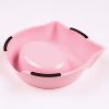 Миска для собак и кошек, 18x17.5x5 см, 270 мл, розовый