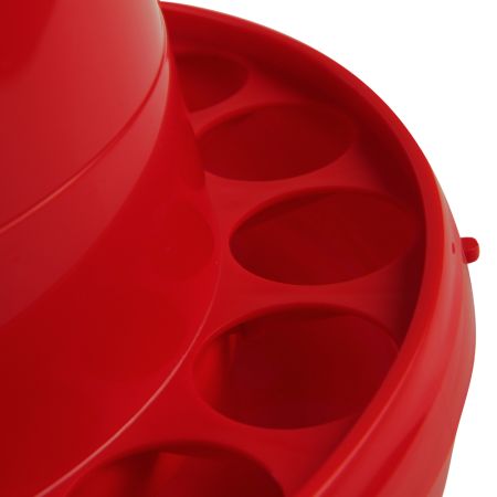 Кормушка бункерная 4 кг пластик с решеткой с круглыми отверстиями на ножках