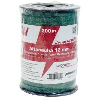 Лента для электропастуха Olli Shockteq 12 мм / 200 м / 0,86 Ω многожильная зеленая 