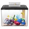 Аквариум Boyu FY-10 35 л с вакуумным карманом, отрицательным давлением, фильтром и LED-лампой, черный