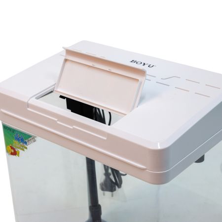 Аквариум Boyu MS-320 20 л с LED светильником и фильтром, белый