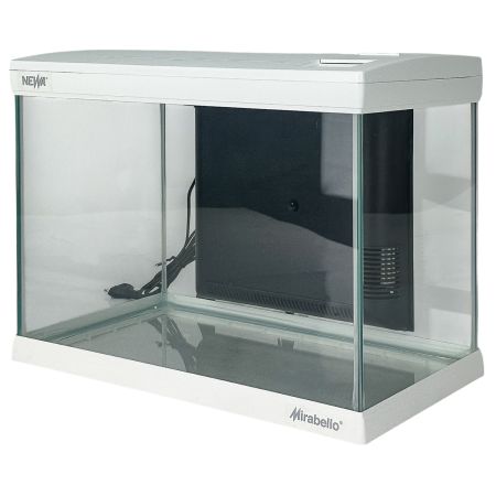 Аквариум Newa Mirabello MIR 30 LED, 30 л, с фильтром, нагревателем и освещением рассвет-закат, белый NEW VERSION