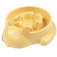 Миска для медленного кормления, 26.9x23.2x7.2 см, 700 мл, желтый Миска для медленного кормления, 26.9x23.2x7.2 см, 700 мл, желтый