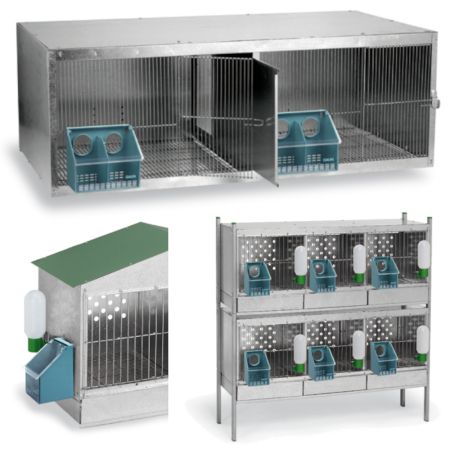 Кормушка для голубей 2 секции, пластик