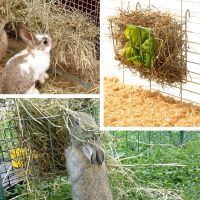 Кормушка для сена, вертикальная загрузка, 15 см Кормушка для сена, вертикальная загрузка, 15 см