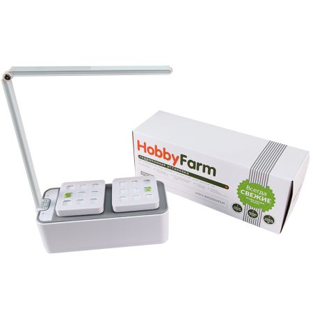 Гидропонная установка HobbyFarm Mini DQ1300, домашний умный смарт сад, с фитолампой Гидропонная установка HobbyFarm Mini DQ1300, домашний умный смарт сад, с фитолампой
