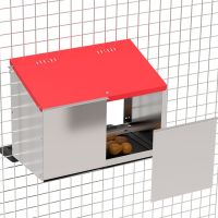 Гнездо для кур несушек Platinum наружное крепление, 2 секции