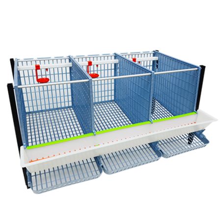 Клетка Comfortplast для куропаток 3 секции, 3 яруса, пластиковая
