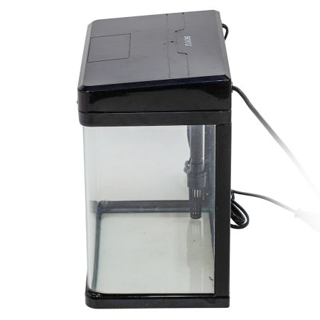 Аквариум Boyu MS-220 7,5 л с LED светильником и фильтром, черный
